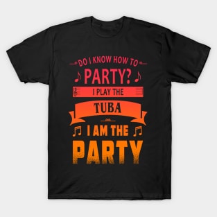 Tuba player party T-Shirt